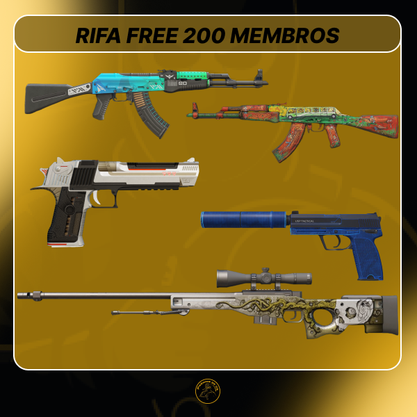 — 1707 SORTEIO FREE 200 MEMBROS